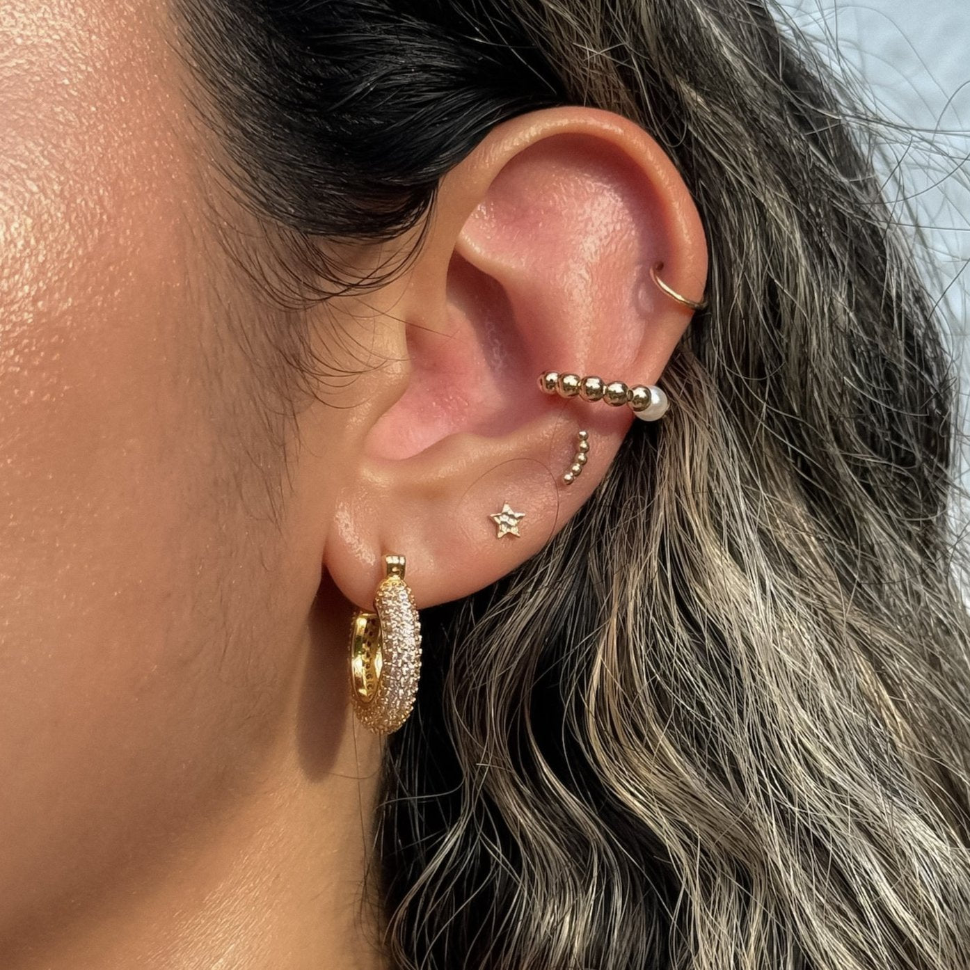 Bubble Ear Cuff